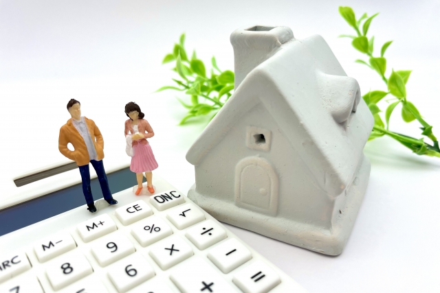 夫婦と家と電卓
