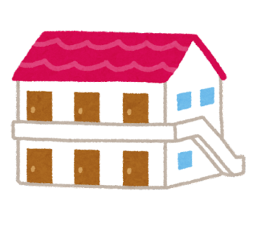 アパートのイラスト