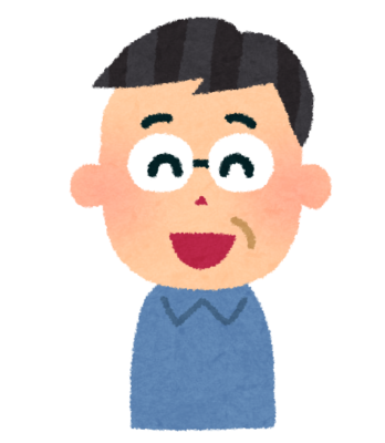 笑顔のおじさん